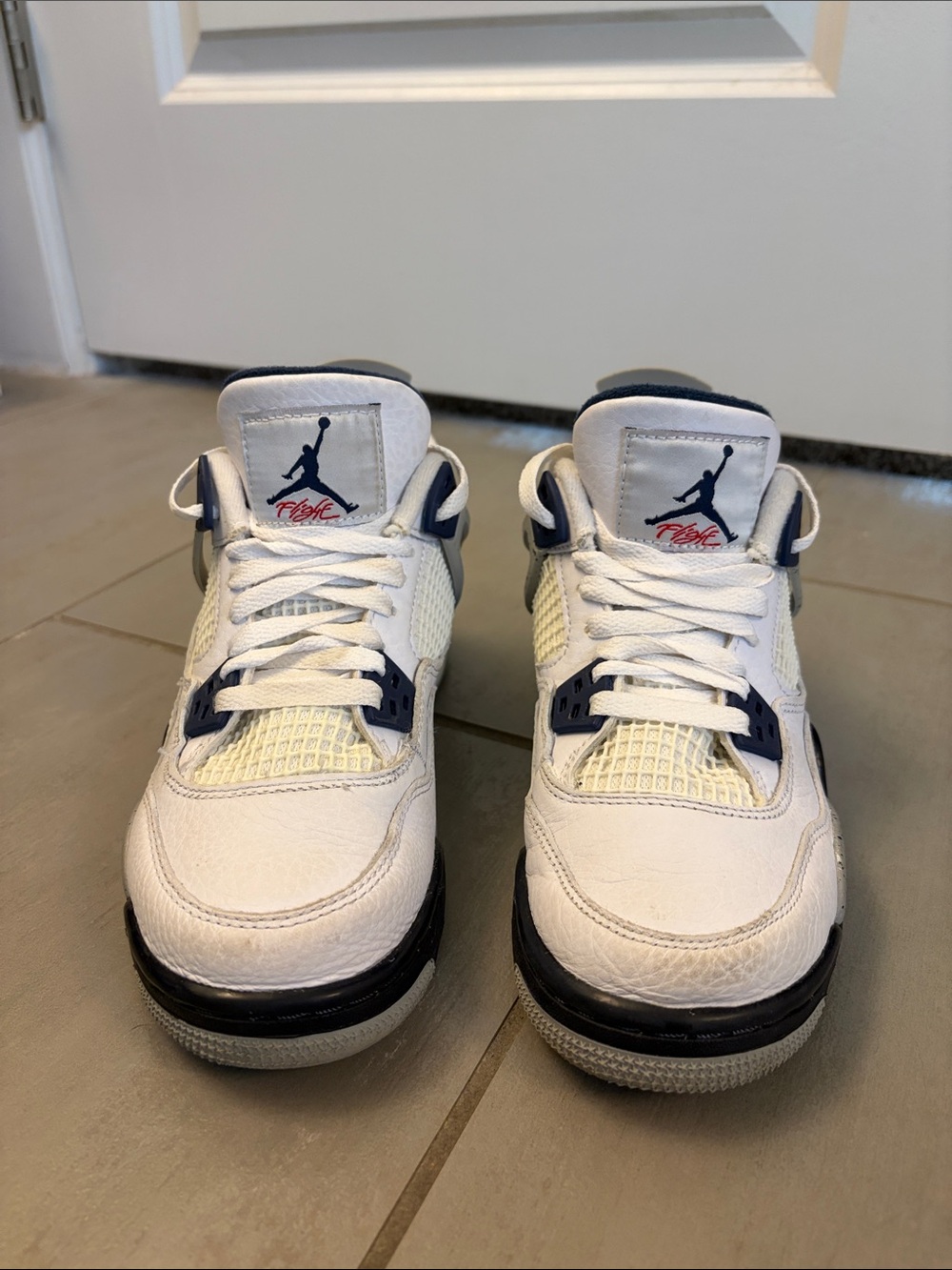 Nike Air Jordan Retro Midnight Navy Basketball Sneakers - Size 4.5y